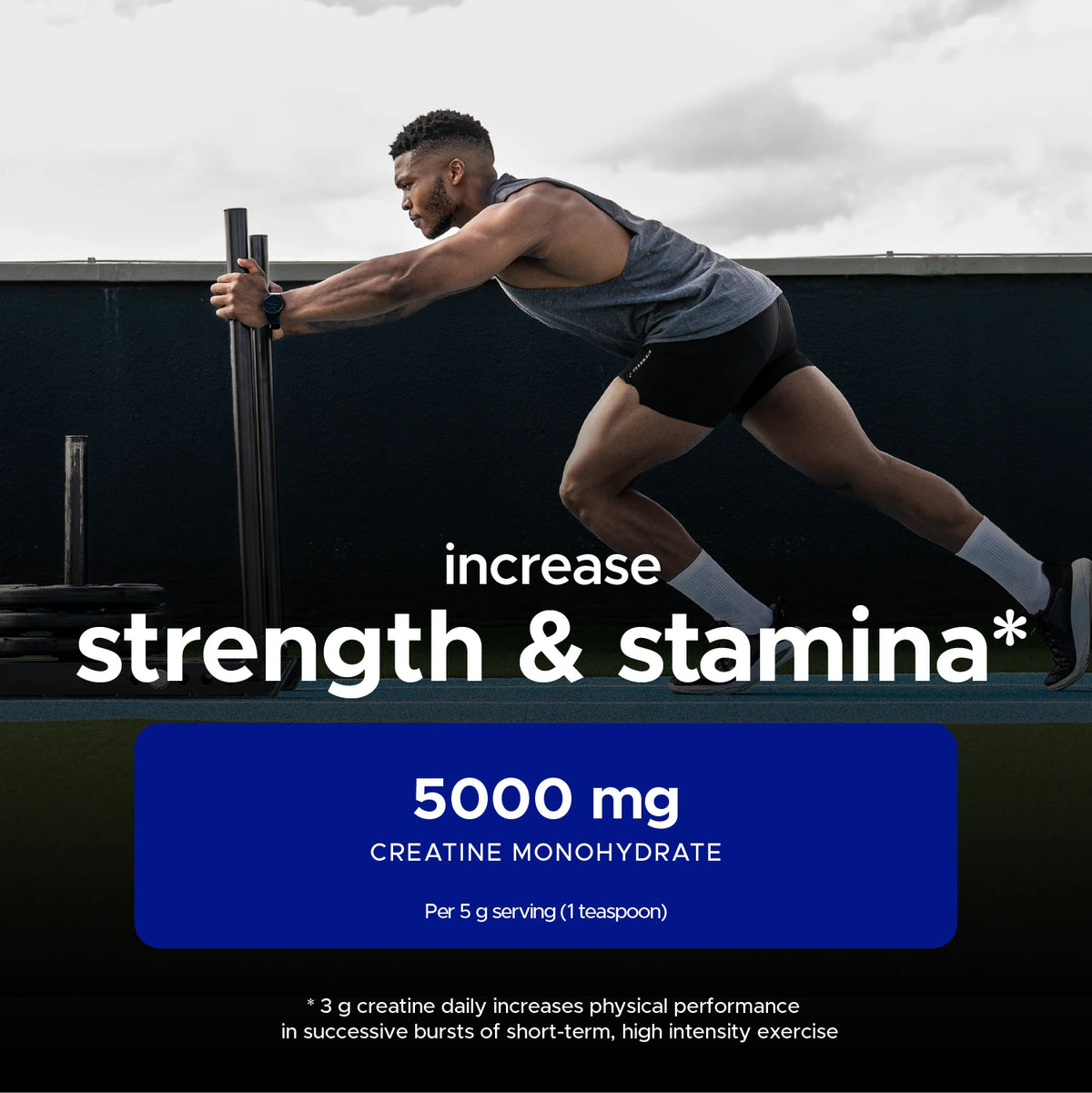 Pureform Creatine Pure Creatine Monohydrate Powder | USN UK